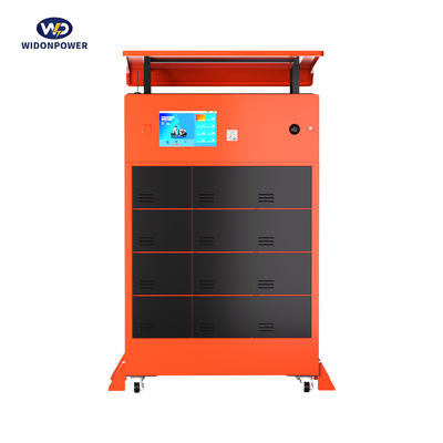 12-Slot Intelligent Battery Swap Cabinet (WD-BSS12-ADAPTIVE) - 72V Li-ion, 18100W Max & 6H UPS Backup